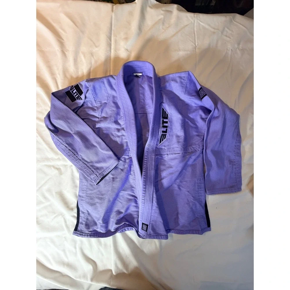 Elite Sports Womens BJJ Gi Purple Brazilian Jiu Jitsu Martial Arts Uniform F1